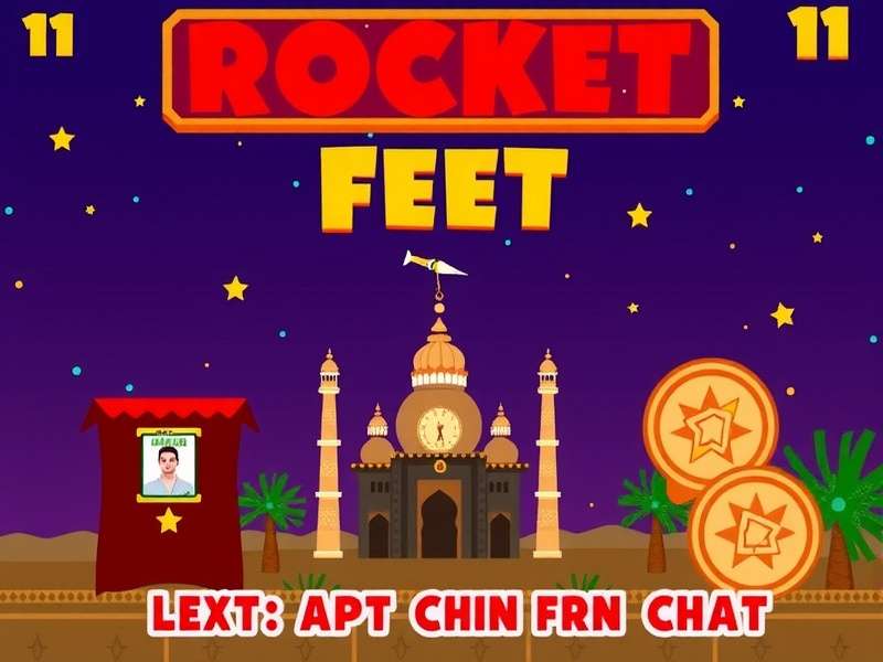 Rajasthan Rocket Feet in action Rajasthan Rocket Feet gameplay screenshot
